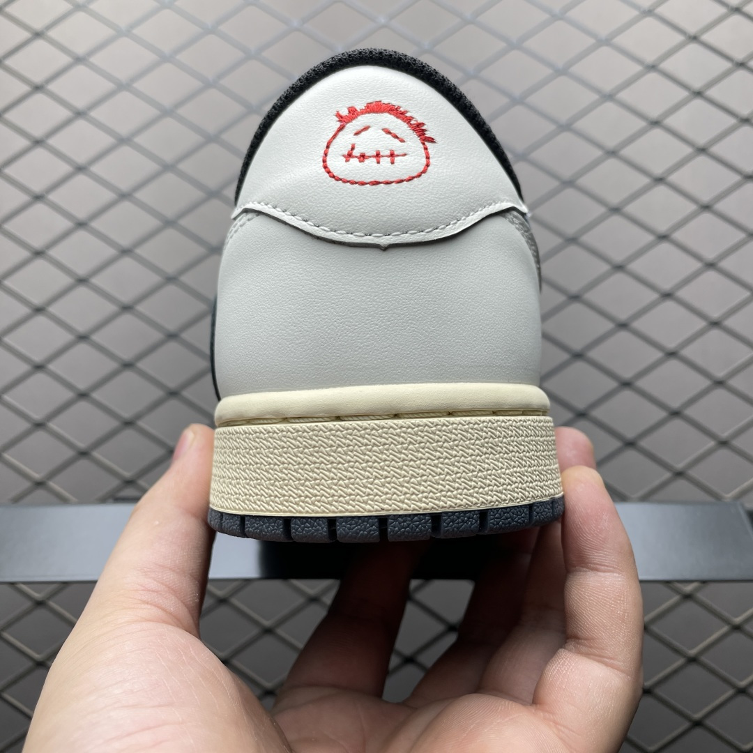 图片[2]-Travis Scott x Air Jordan 1 AJ1乔1低帮倒钩 DZ4137-700 大厂代工流水线打造 纯原级既视感 细节随意对比 尺码：40 40.5 41 42 42.5 43 44 44.5 45 46 47.5-选品中心