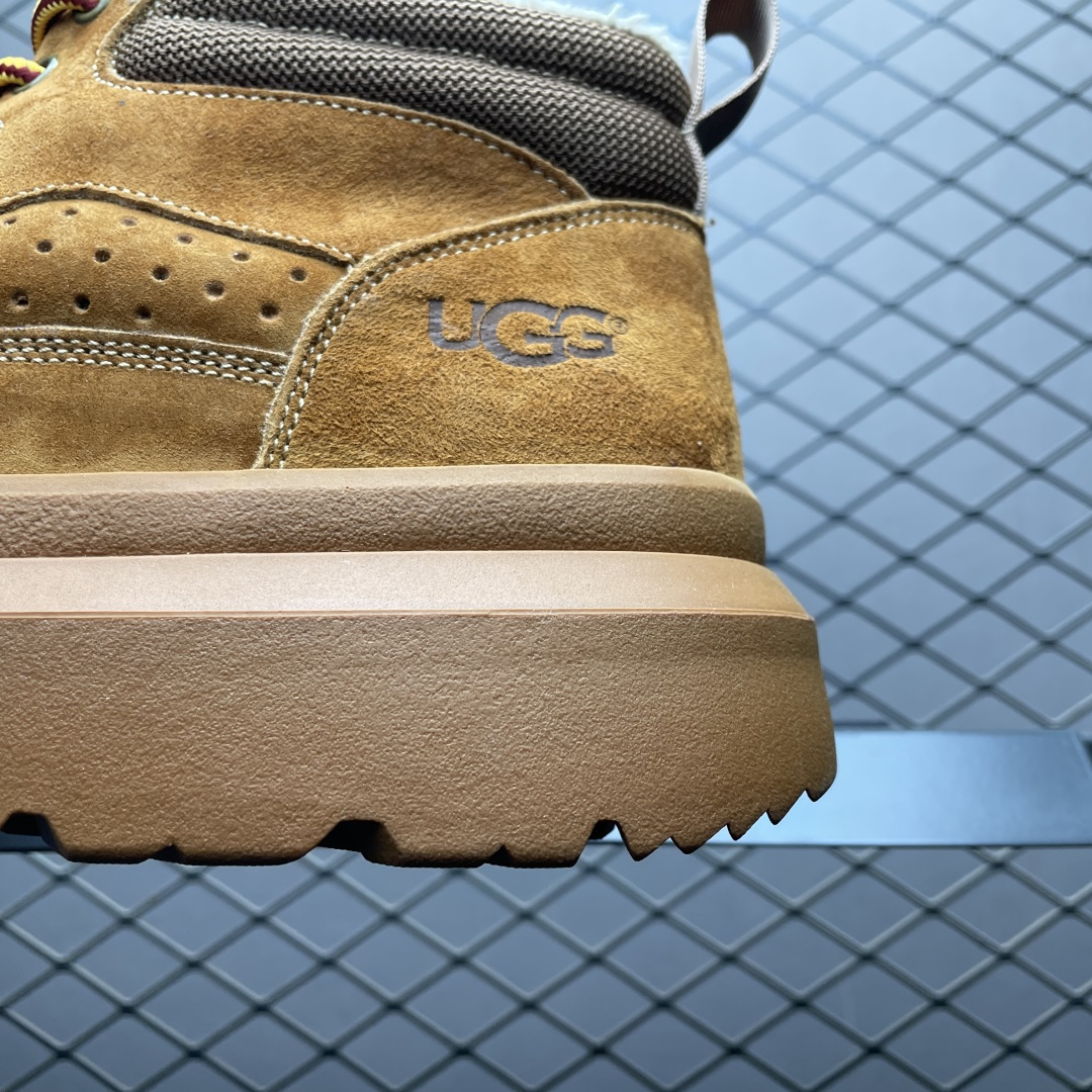 图片[4]-UGG 客制款 中帮男士休闲鞋雪地靴马丁靴系列 U6338 广东大厂品质 秋冬新款 时尚潮流搭配 面料釆用意大利进口磨砂牛皮 全鞋真牛皮材料 大底到五金都是代工厂原材料制作 日常随意搭配 型男必备 尺码：38 39 40 41 42 43 44-选品中心