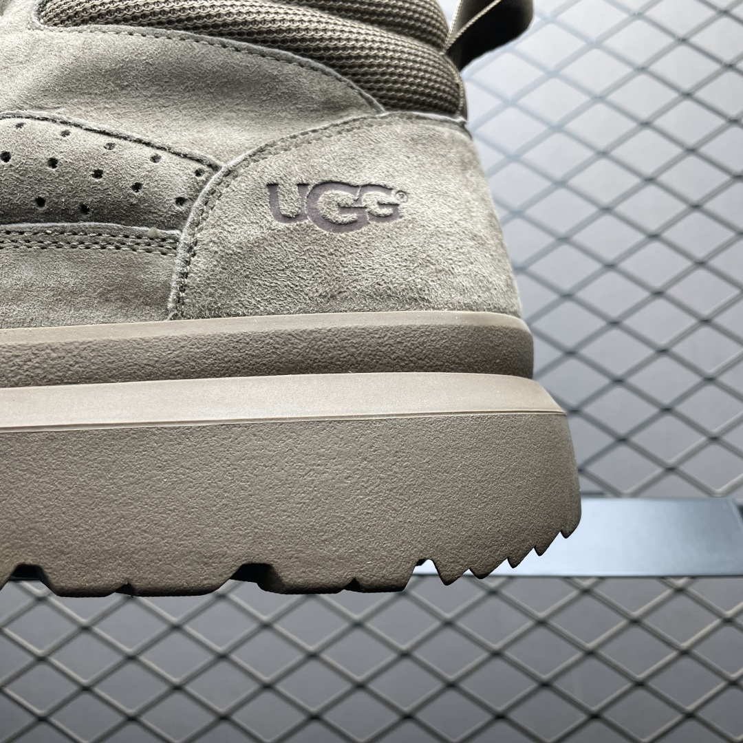 图片[4]-UGG 客制款 中帮男士休闲鞋雪地靴马丁靴系列 U6338 广东大厂品质 秋冬新款 时尚潮流搭配 面料釆用意大利进口磨砂牛皮 全鞋真牛皮材料 大底到五金都是代工厂原材料制作 日常随意搭配 型男必备 尺码：38 39 40 41 42 43 44-选品中心