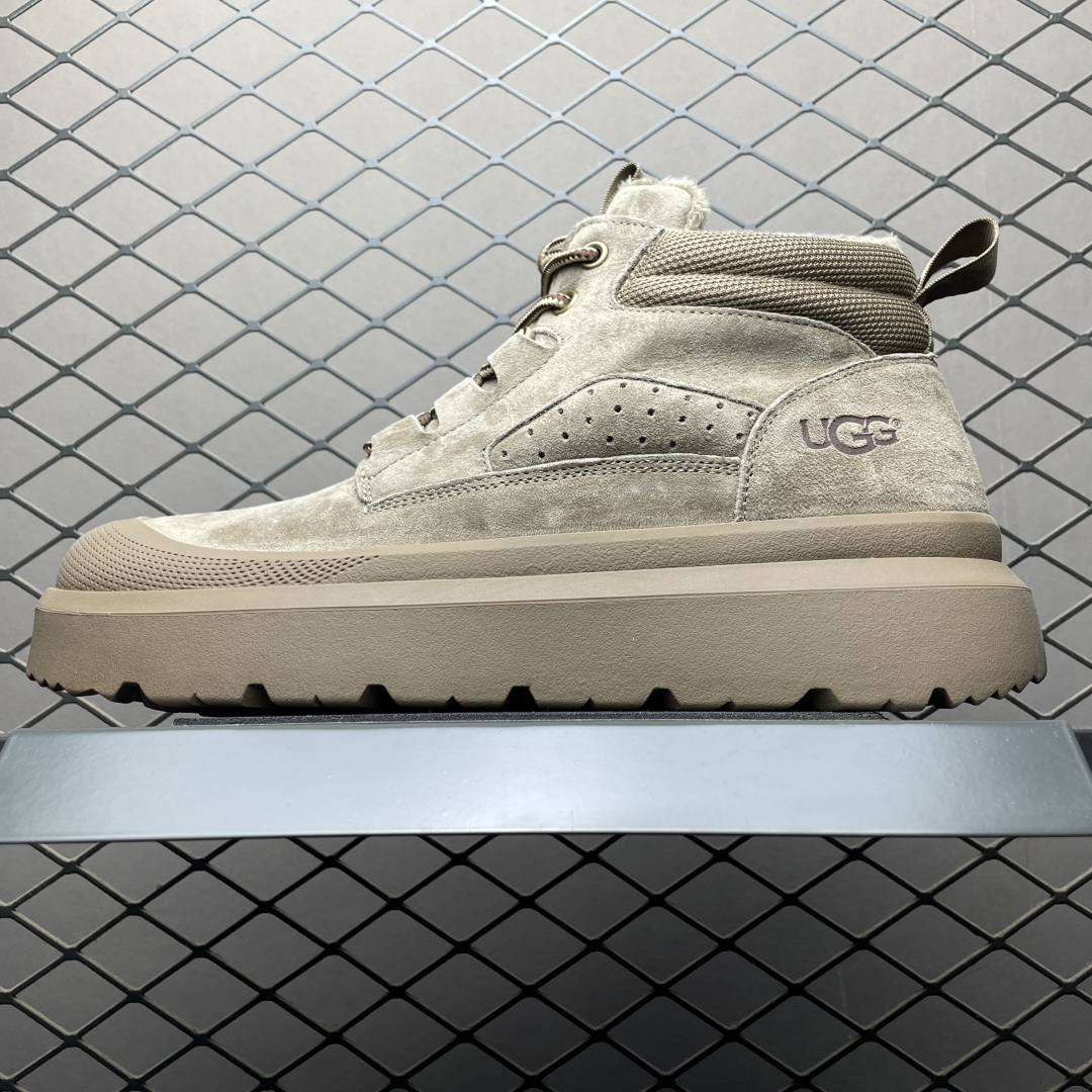 UGG 客制款 中帮男士休闲鞋雪地靴马丁靴系列 U6338 广东大厂品质 秋冬新款 时尚潮流搭配 面料釆用意大利进口磨砂牛皮 全鞋真牛皮材料 大底到五金都是代工厂原材料制作 日常随意搭配 型男必备 尺码：38 39 40 41 42 43 44-选品中心