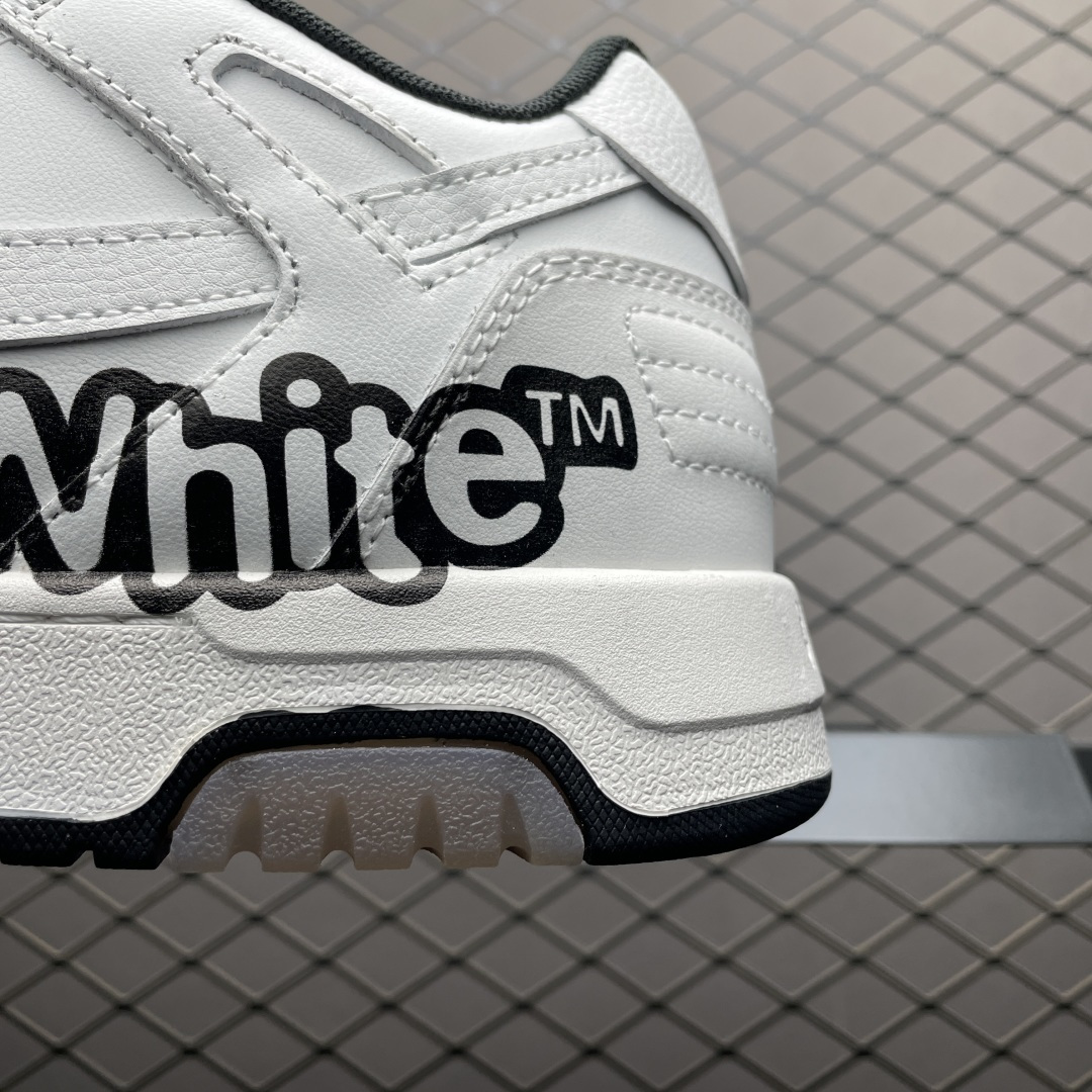 图片[4]-Off-White Out of Office 低帮复古休闲鞋 该款运动鞋单品有皮质制成饰有品牌标志性 Zip Tie束线带吊牌牌，侧面饰有Arrows图案，展现出品牌对街头风格的偏爱 尺码：36 37 38 39 40 41 42 43 44 45 46 47-选品中心