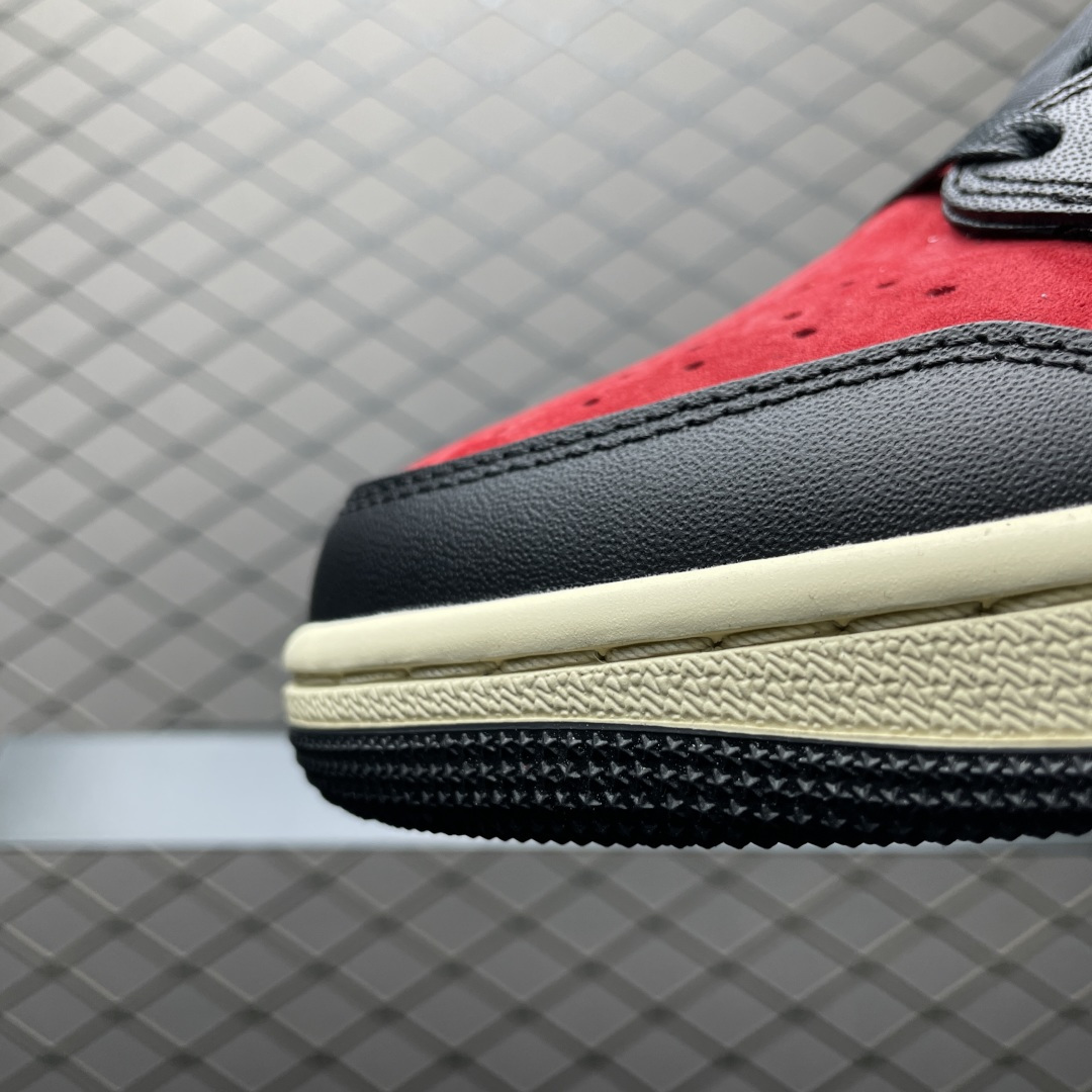 图片[6]-Travis Scott x Air Jordan 1 AJ1乔1低帮倒钩 DZ4137-700 大厂代工流水线打造 纯原级既视感 细节随意对比 尺码：40 40.5 41 42 42.5 43 44 44.5 45 46 47.5-选品中心