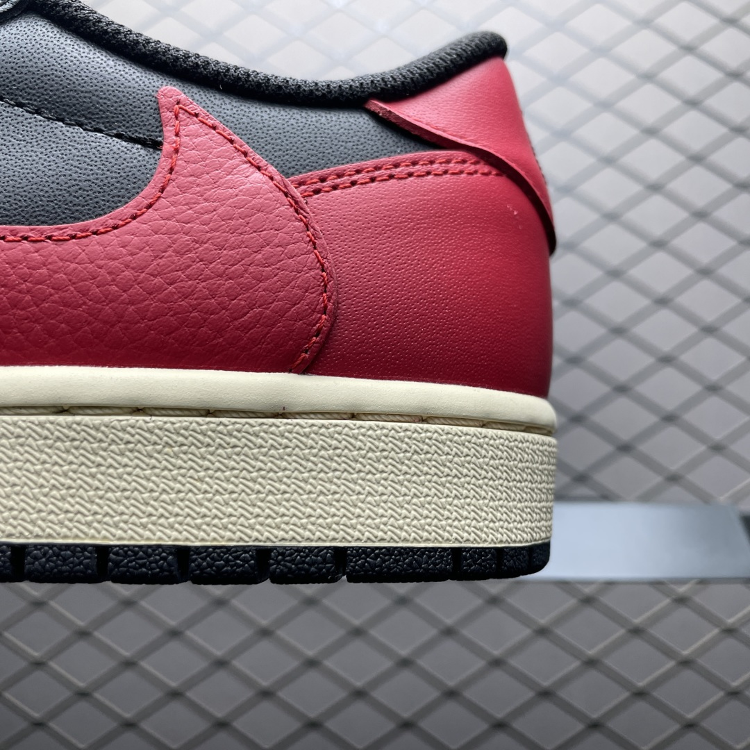 图片[5]-Travis Scott x Air Jordan 1 AJ1乔1低帮倒钩 DZ4137-700 大厂代工流水线打造 纯原级既视感 细节随意对比 尺码：40 40.5 41 42 42.5 43 44 44.5 45 46 47.5-选品中心