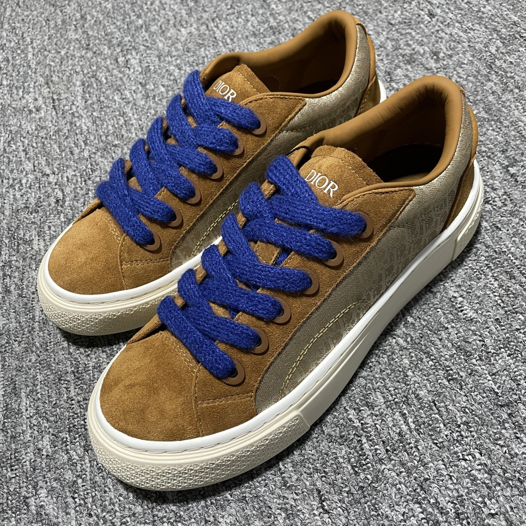 图片[4]-Dior 迪奥 B33 低帮休闲运动鞋 海淘代购同渠道品质 高端零售 外贸充正专供 原版购入开发 ZP级全套包装 完美楦型 正确卡色 质感媲美原版 细节与原版一致 请注意区分市面通货材 尺码：39 40 41 42 43 44 45 46-选品中心
