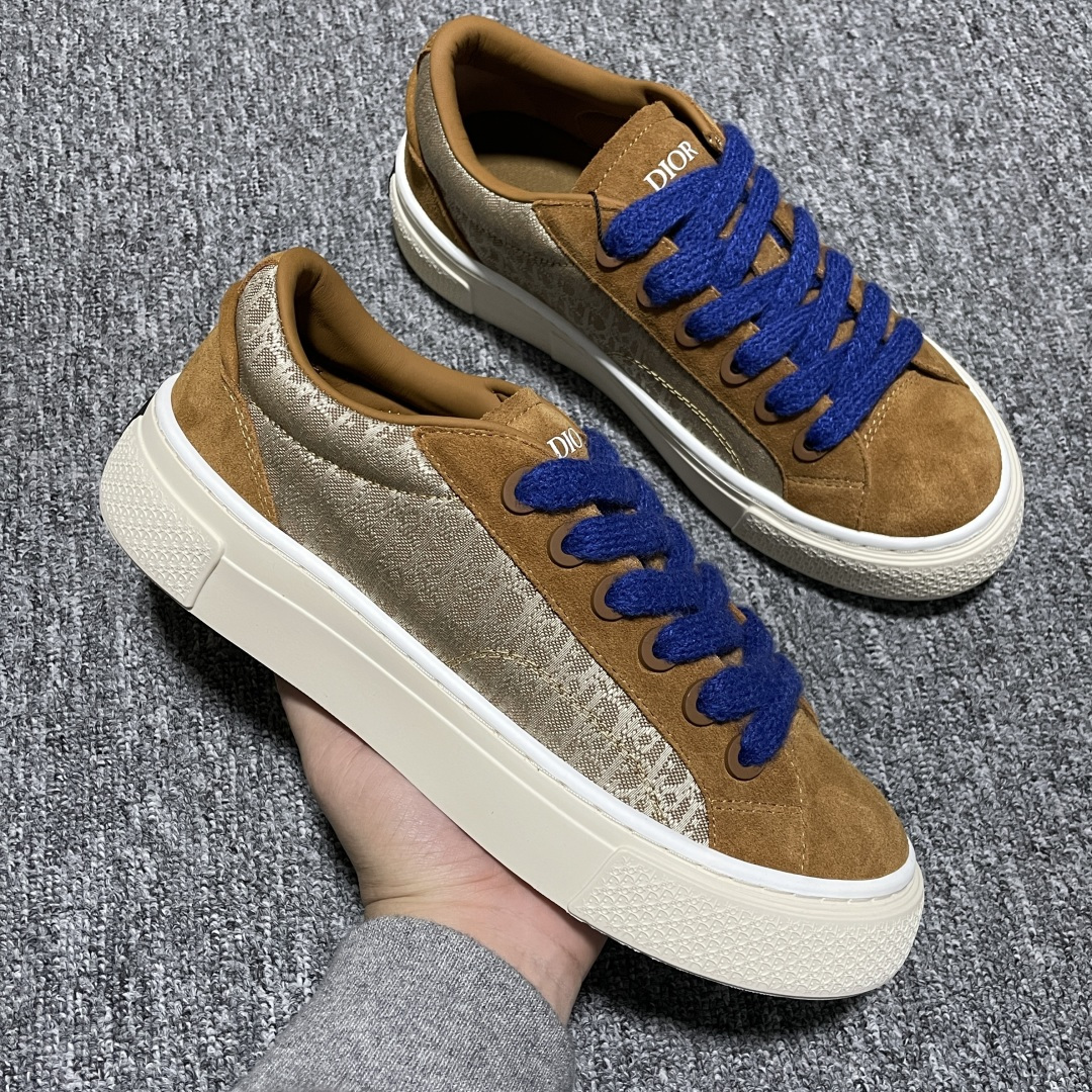 图片[6]-Dior 迪奥 B33 低帮休闲运动鞋 海淘代购同渠道品质 高端零售 外贸充正专供 原版购入开发 ZP级全套包装 完美楦型 正确卡色 质感媲美原版 细节与原版一致 请注意区分市面通货材 尺码：39 40 41 42 43 44 45 46-选品中心