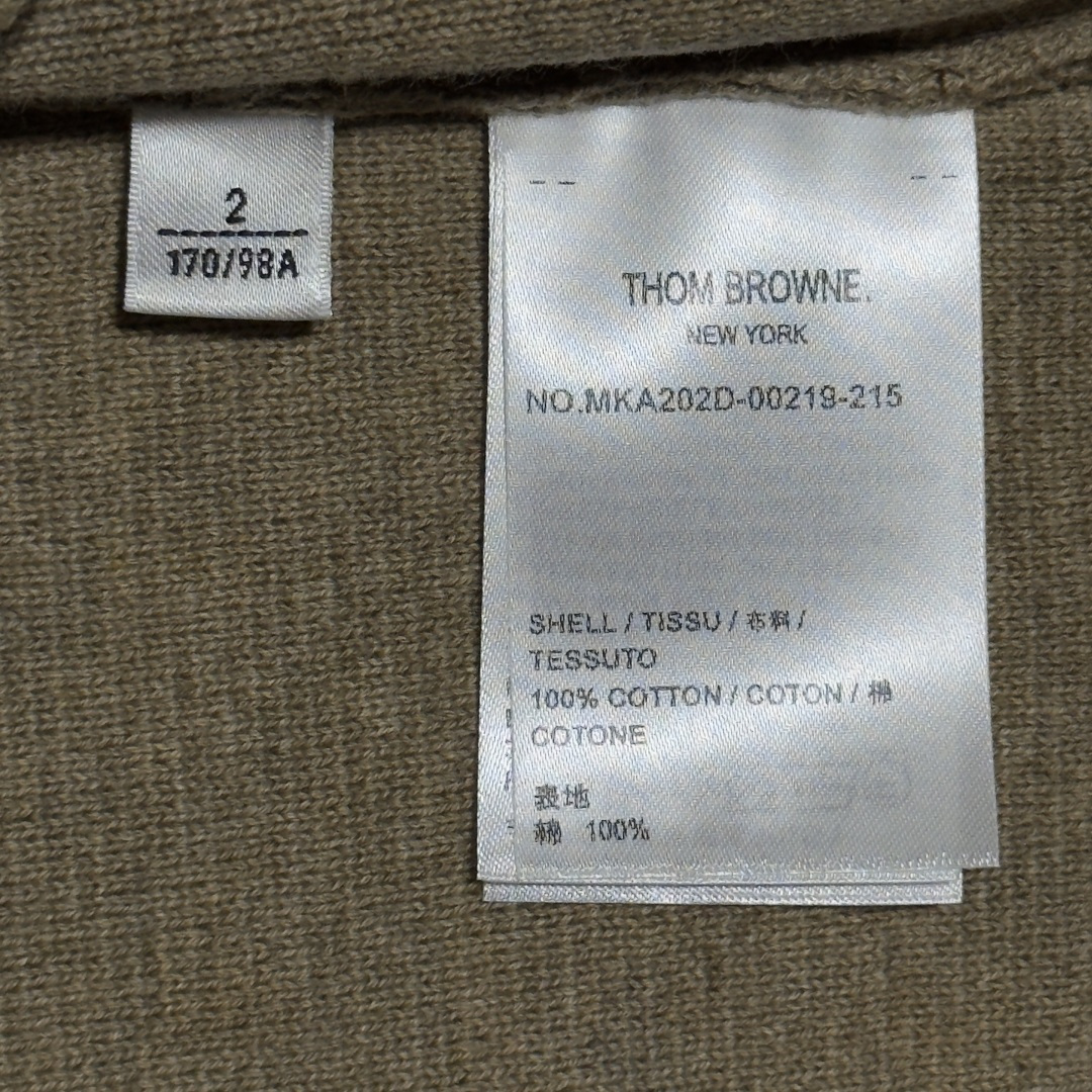 图片[8]-S# Thom Browne 汤姆布朗 老钱风 驼色针织圆领毛衣 真正原版购回开发打版 高端零售专供 品质保证 100%放心出街 尺码：1 2 3 4-选品中心