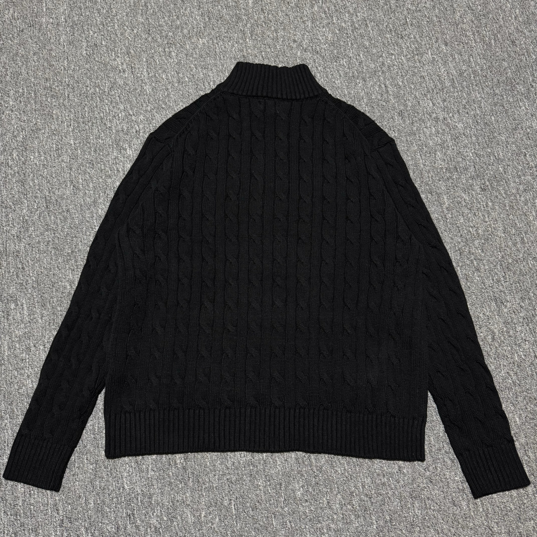 图片[3]-S# Ralph Lauren 拉夫劳伦 拉链插兜款 绞花针织长袖毛衣外套 高端零售专供 品质保证 100%放心出街 尺码：S M L XL-选品中心