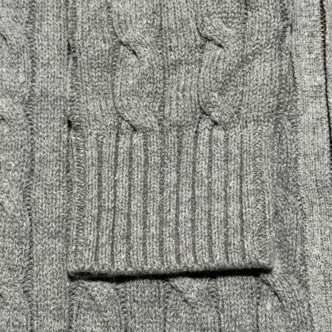 图片[7]-S# Ralph Lauren 拉夫劳伦 拉链插兜款 绞花针织长袖毛衣外套 高端零售专供 品质保证 100%放心出街 尺码：S M L XL-选品中心