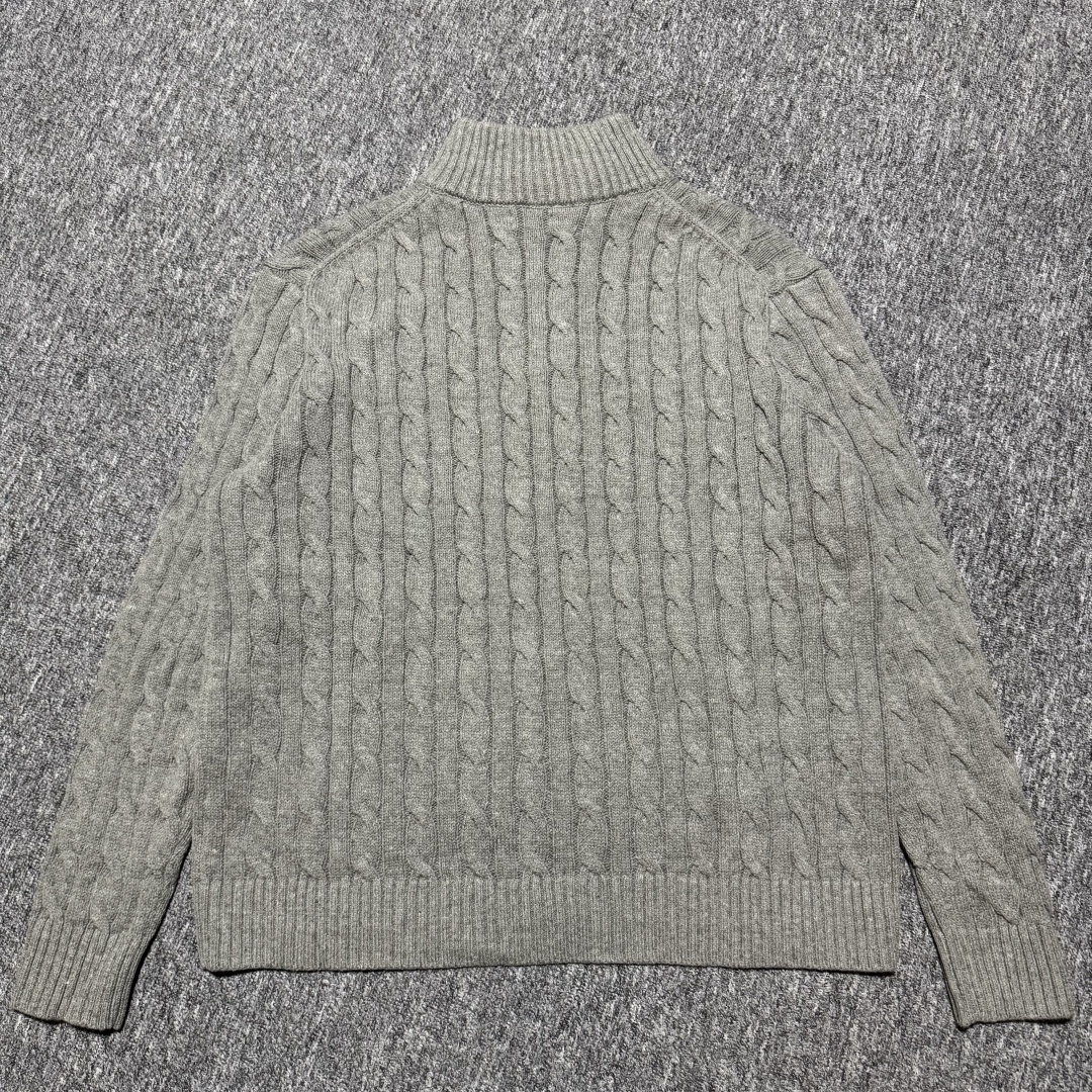 图片[3]-S# Ralph Lauren 拉夫劳伦 拉链插兜款 绞花针织长袖毛衣外套 高端零售专供 品质保证 100%放心出街 尺码：S M L XL-选品中心