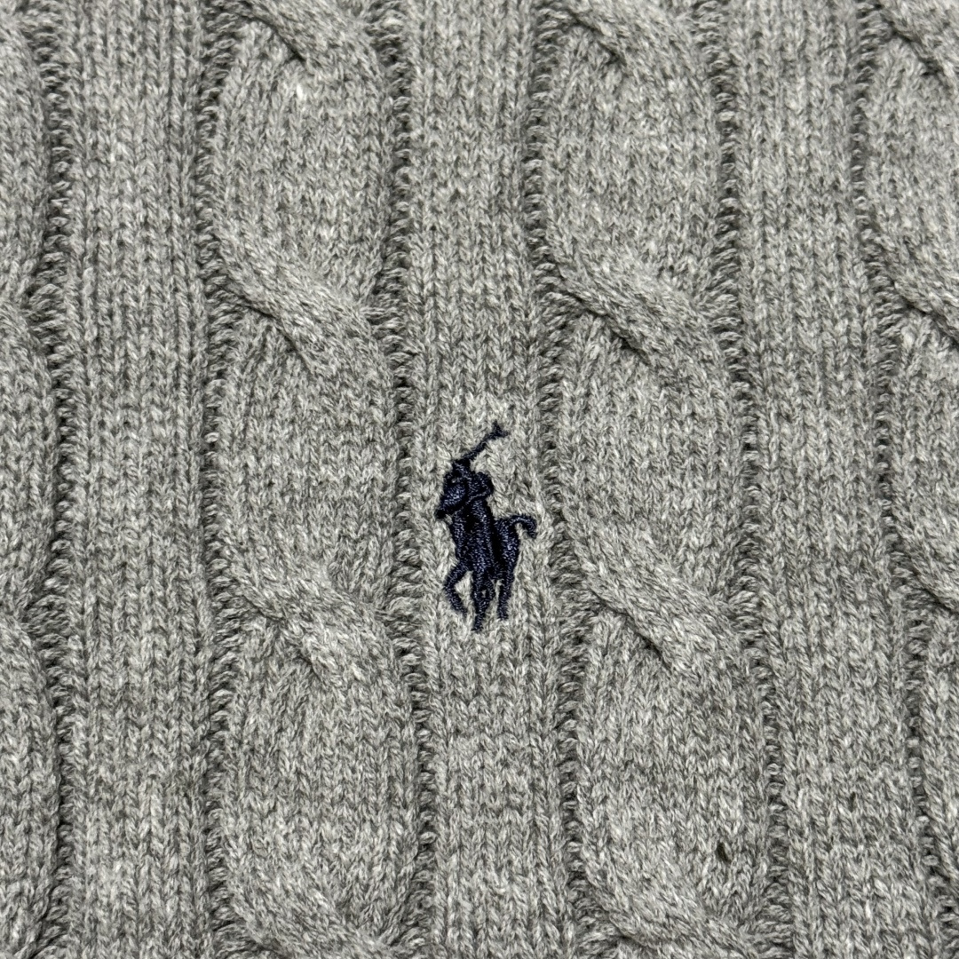 图片[4]-S# Ralph Lauren 拉夫劳伦 拉链插兜款 绞花针织长袖毛衣外套 高端零售专供 品质保证 100%放心出街 尺码：S M L XL-选品中心