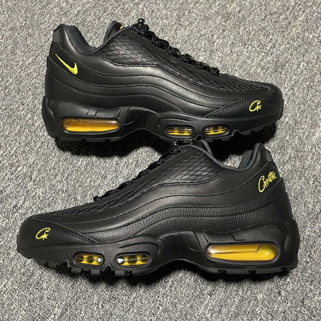 图片[2]-纯原版 Corteiz x NK Air Max 95 SP 联名款低帮休闲跑步鞋 FB2709-003 市售最高品质 KZ2.0同源 高端外贸充Z 高端零售专供 尺码：40 40.5 41 42 42.5 43 44 44.5 45 45.5 46 47.5 48.5-选品中心