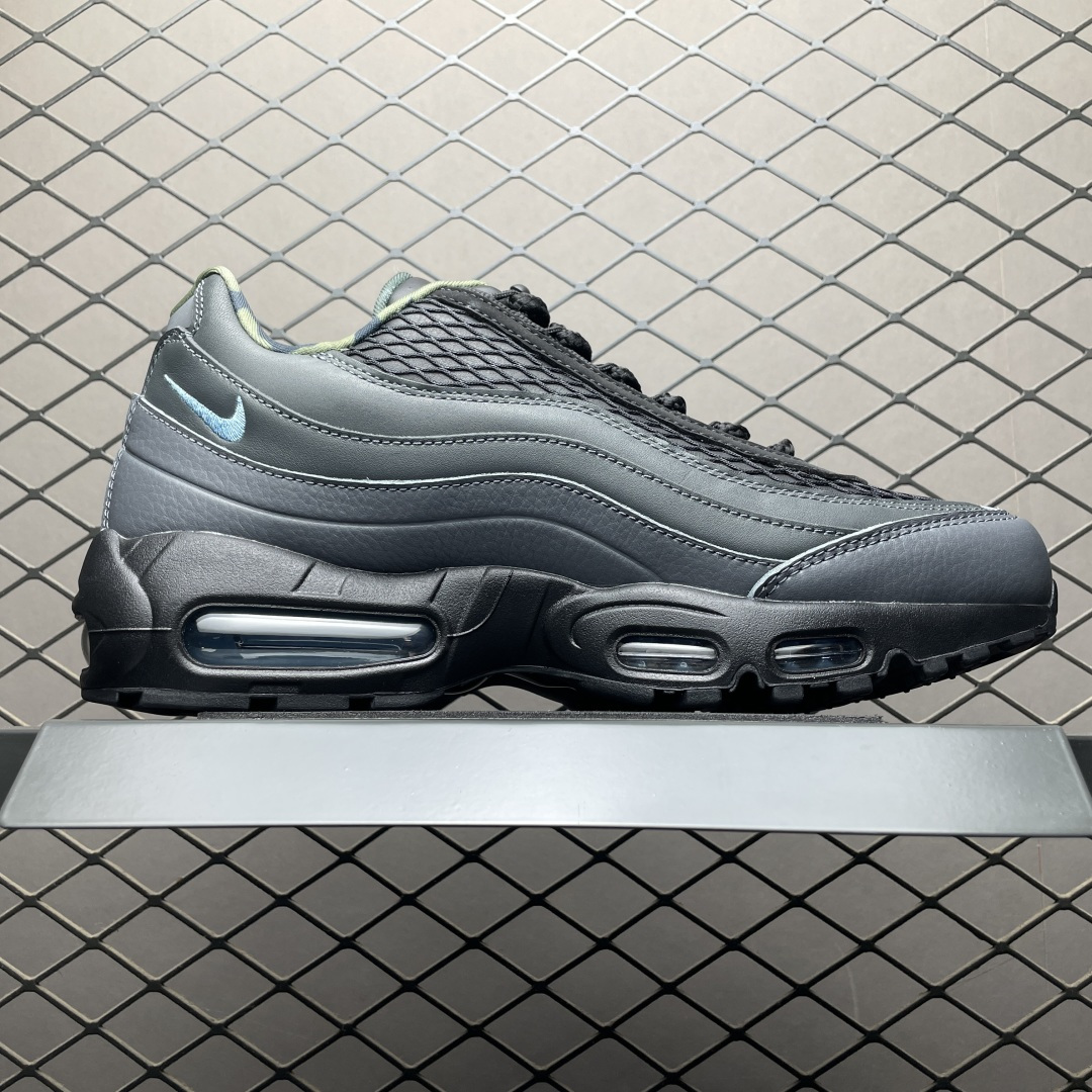 图片[3]-纯原版 Corteiz x NK Air Max 95 SP 联名款低帮休闲跑步鞋 FB2709-002 市售最高品质 KZ2.0同源 高端外贸充Z 高端零售专供 尺码：40 40.5 41 42 42.5 43 44 44.5 45 45.5 46 47.5 48.5-选品中心