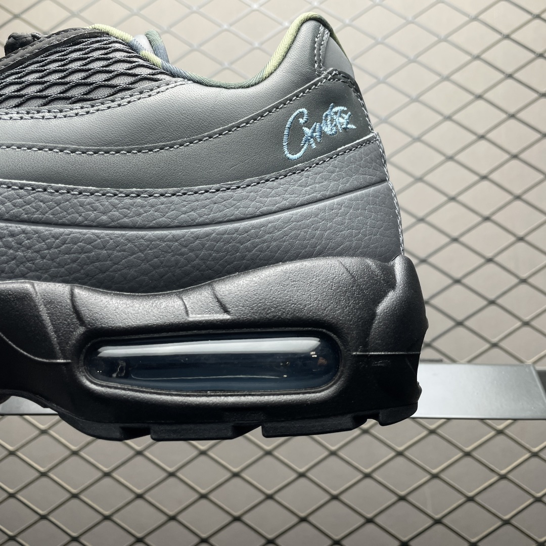 图片[4]-纯原版 Corteiz x NK Air Max 95 SP 联名款低帮休闲跑步鞋 FB2709-002 市售最高品质 KZ2.0同源 高端外贸充Z 高端零售专供 尺码：40 40.5 41 42 42.5 43 44 44.5 45 45.5 46 47.5 48.5-选品中心