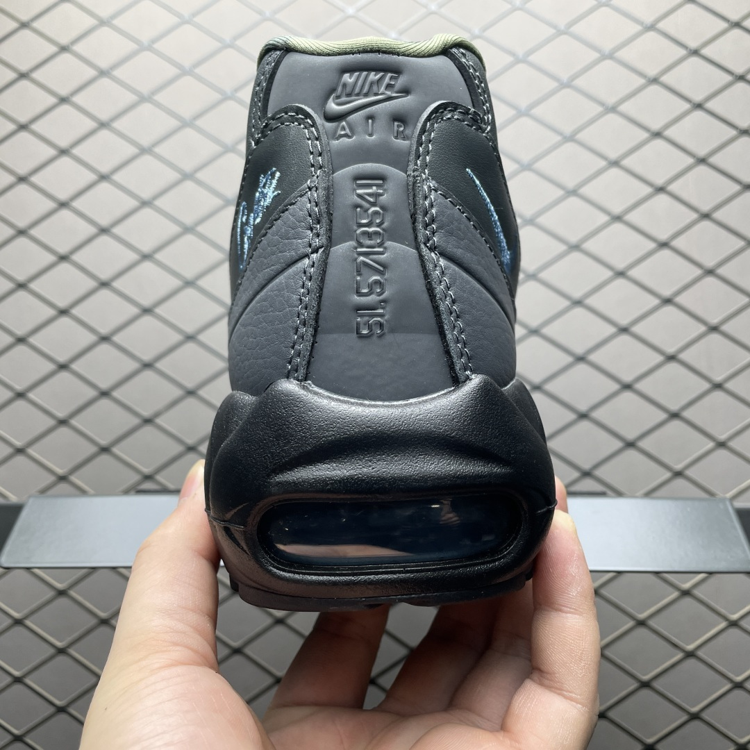 图片[2]-纯原版 Corteiz x NK Air Max 95 SP 联名款低帮休闲跑步鞋 FB2709-002 市售最高品质 KZ2.0同源 高端外贸充Z 高端零售专供 尺码：40 40.5 41 42 42.5 43 44 44.5 45 45.5 46 47.5 48.5-选品中心