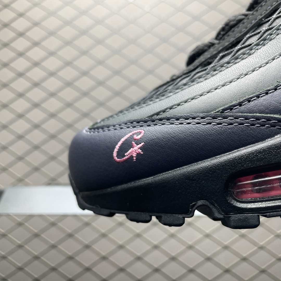 图片[6]-🙂纯原版 Corteiz x NK Air Max 95 SP 联名款低帮休闲跑步鞋 FB2709-001 市售最高品质 KZ2.0同源 高端外贸充Z 高端零售专供 尺码：40 40.5 41 42 42.5 43 44 44.5 45 45.5 46 47.5 48.5-选品中心