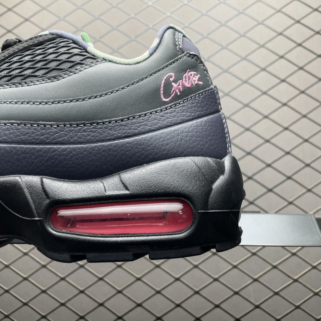 图片[4]-🙂纯原版 Corteiz x NK Air Max 95 SP 联名款低帮休闲跑步鞋 FB2709-001 市售最高品质 KZ2.0同源 高端外贸充Z 高端零售专供 尺码：40 40.5 41 42 42.5 43 44 44.5 45 45.5 46 47.5 48.5-选品中心