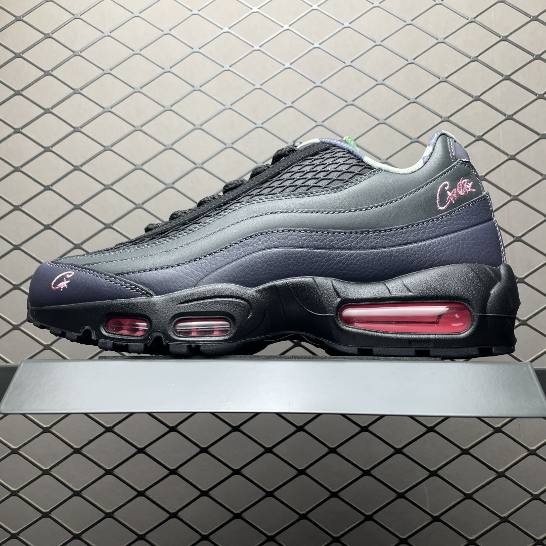 🙂纯原版 Corteiz x NK Air Max 95 SP 联名款低帮休闲跑步鞋 FB2709-001 市售最高品质 KZ2.0同源 高端外贸充Z 高端零售专供 尺码：40 40.5 41 42 42.5 43 44 44.5 45 45.5 46 47.5 48.5-选品中心