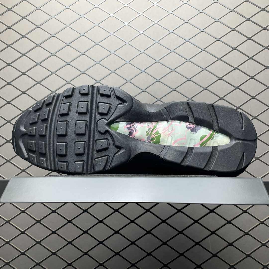 图片[5]-🙂纯原版 Corteiz x NK Air Max 95 SP 联名款低帮休闲跑步鞋 FB2709-001 市售最高品质 KZ2.0同源 高端外贸充Z 高端零售专供 尺码：40 40.5 41 42 42.5 43 44 44.5 45 45.5 46 47.5 48.5-选品中心