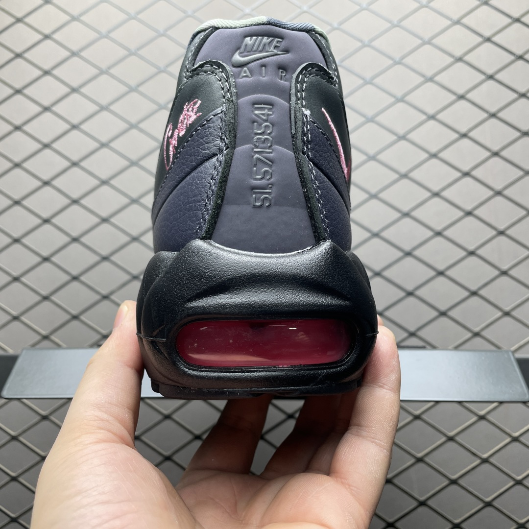 图片[2]-🙂纯原版 Corteiz x NK Air Max 95 SP 联名款低帮休闲跑步鞋 FB2709-001 市售最高品质 KZ2.0同源 高端外贸充Z 高端零售专供 尺码：40 40.5 41 42 42.5 43 44 44.5 45 45.5 46 47.5 48.5-选品中心