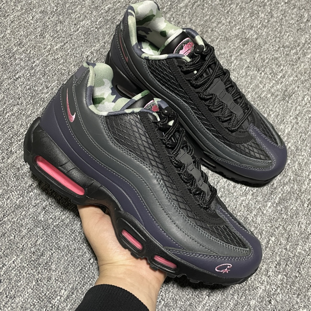 图片[6]-纯原版 Corteiz x NK Air Max 95 SP 联名款低帮休闲跑步鞋 FB2709-001 市售最高品质 KZ2.0同源 高端外贸充Z 高端零售专供 尺码：40 40.5 41 42 42.5 43 44 44.5 45 45.5 46 47.5 48.5-选品中心