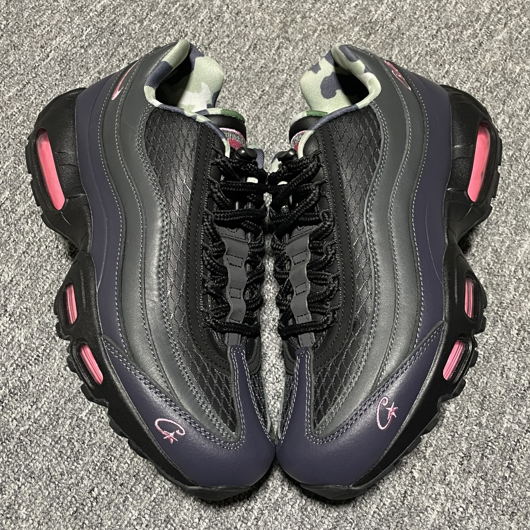 图片[5]-纯原版 Corteiz x NK Air Max 95 SP 联名款低帮休闲跑步鞋 FB2709-001 市售最高品质 KZ2.0同源 高端外贸充Z 高端零售专供 尺码：40 40.5 41 42 42.5 43 44 44.5 45 45.5 46 47.5 48.5-选品中心