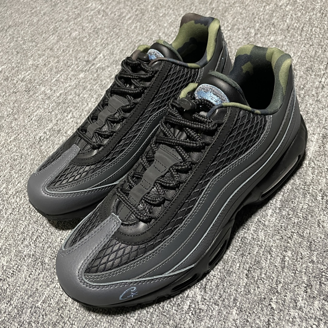 图片[4]-纯原版 Corteiz x NK Air Max 95 SP 联名款低帮休闲跑步鞋 FB2709-002 市售最高品质 KZ2.0同源 高端外贸充Z 高端零售专供 尺码：40 40.5 41 42 42.5 43 44 44.5 45 45.5 46 47.5 48.5-选品中心