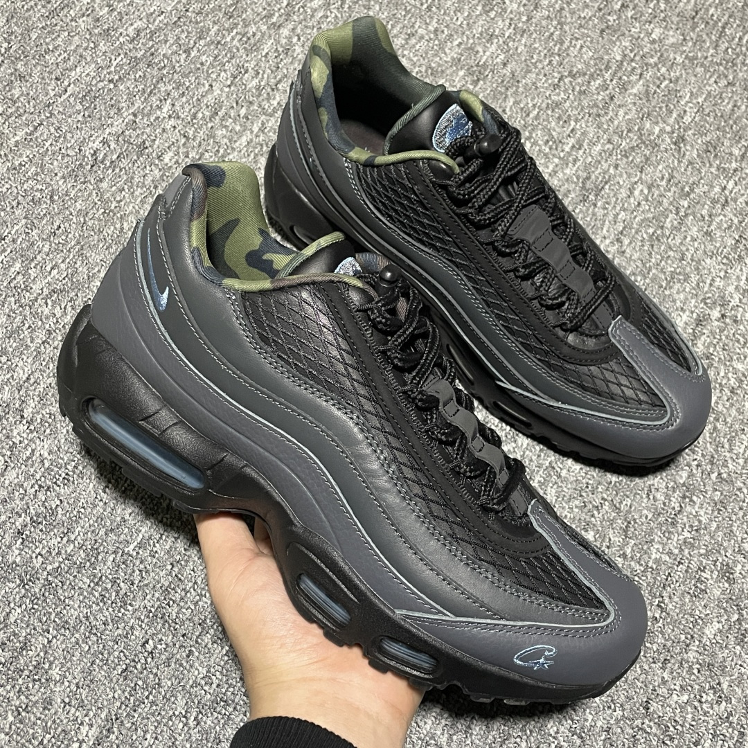图片[6]-纯原版 Corteiz x NK Air Max 95 SP 联名款低帮休闲跑步鞋 FB2709-002 市售最高品质 KZ2.0同源 高端外贸充Z 高端零售专供 尺码：40 40.5 41 42 42.5 43 44 44.5 45 45.5 46 47.5 48.5-选品中心