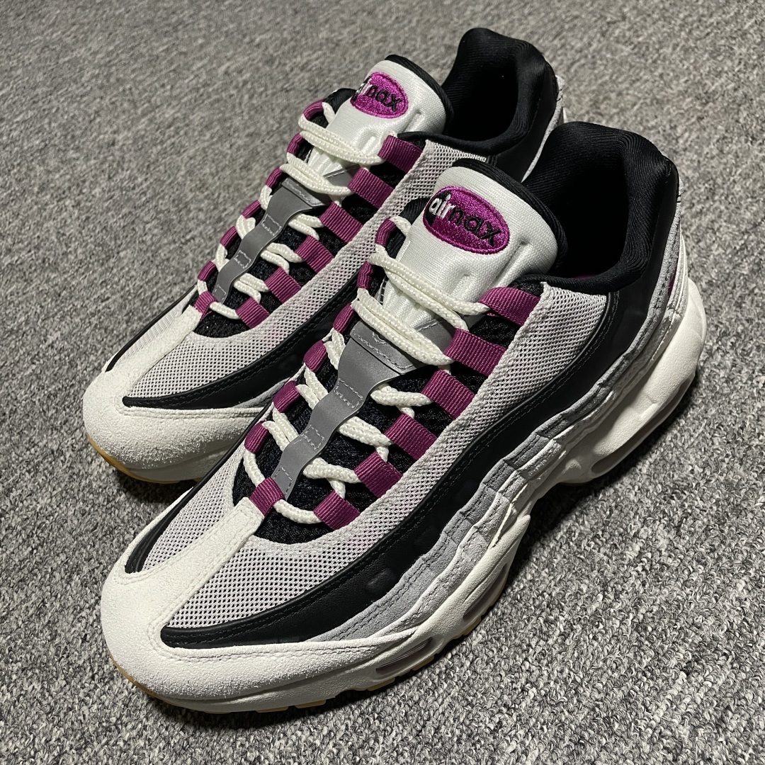 图片[4]-纯原版 SB x NK Air Max 95 “Summit White/Photon Dust” 联名款低帮休闲跑步鞋 HF7545-100 市售最高品质 KZ2.0同源 高端外贸充Z 高端零售专供 尺码：40 40.5 41 42 42.5 43 44 44.5 45 45.5 46 47.5 48.5-选品中心