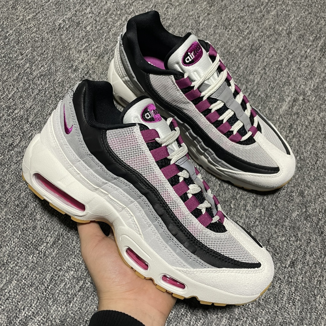 图片[6]-纯原版 SB x NK Air Max 95 “Summit White/Photon Dust” 联名款低帮休闲跑步鞋 HF7545-100 市售最高品质 KZ2.0同源 高端外贸充Z 高端零售专供 尺码：40 40.5 41 42 42.5 43 44 44.5 45 45.5 46 47.5 48.5-选品中心