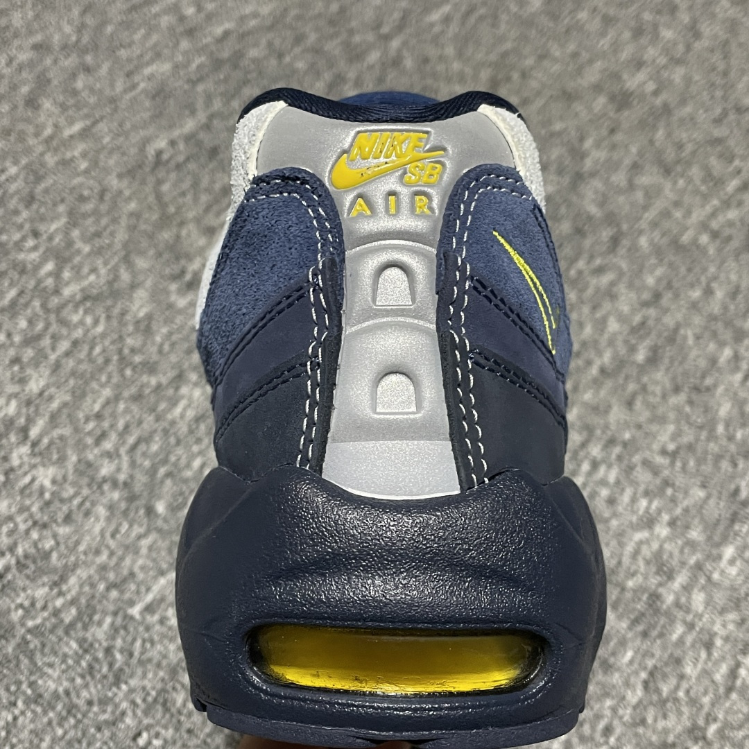 图片[8]-纯原版 Eric Koston x SB x NK Air Max 95 \”Obsidian and Speed Yellow\” 联名款低帮休闲跑步鞋 HQ8492-400 市售最高品质 KZ2.0同源 高端外贸充Z 高端零售专供 尺码：40 40.5 41 42 42.5 43 44 44.5 45 45.5 46 47.5 48.5-选品中心