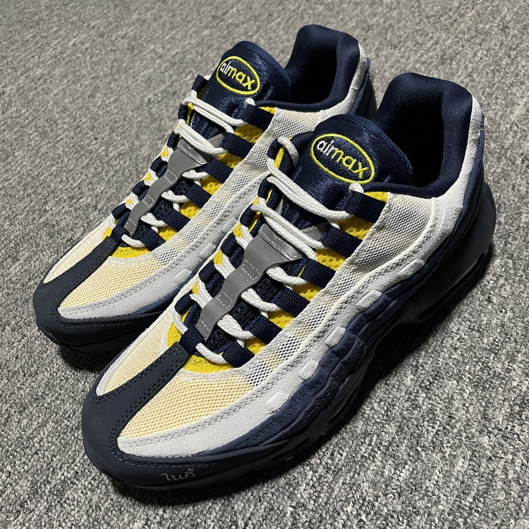 图片[4]-纯原版 Eric Koston x SB x NK Air Max 95 \”Obsidian and Speed Yellow\” 联名款低帮休闲跑步鞋 HQ8492-400 市售最高品质 KZ2.0同源 高端外贸充Z 高端零售专供 尺码：40 40.5 41 42 42.5 43 44 44.5 45 45.5 46 47.5 48.5-选品中心