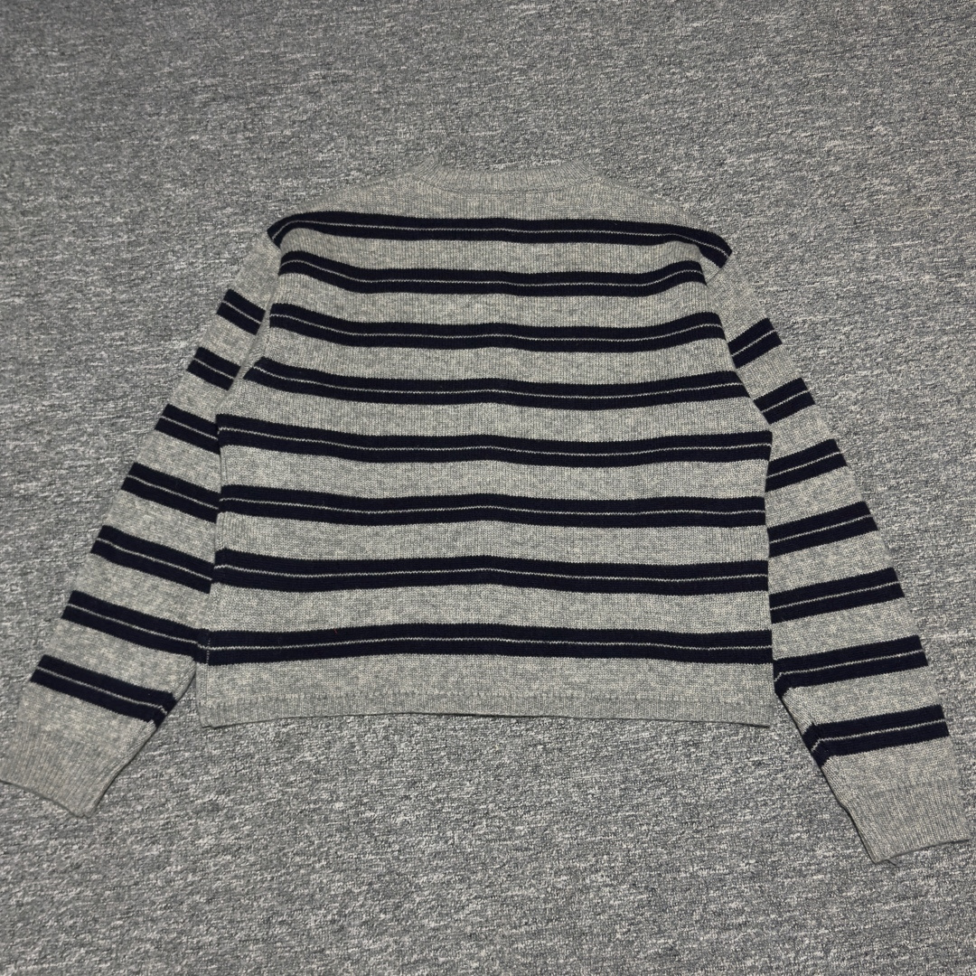 图片[3]-S# MiuMiu 缪缪 山羊绒条纹开衫毛衣 真正原版购回开发打版 高端零售专供 品质保证 100%放心出街 尺码：38 40 42 44-选品中心