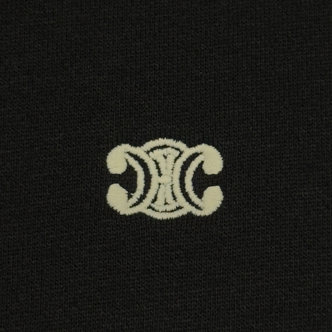 图片[4]-S# Celine 赛琳凯旋门 小刺绣圆领卫衣 真正原版购回开发打版 高端零售专供 品质保证 100%放心出街 尺码：S M L XL-选品中心