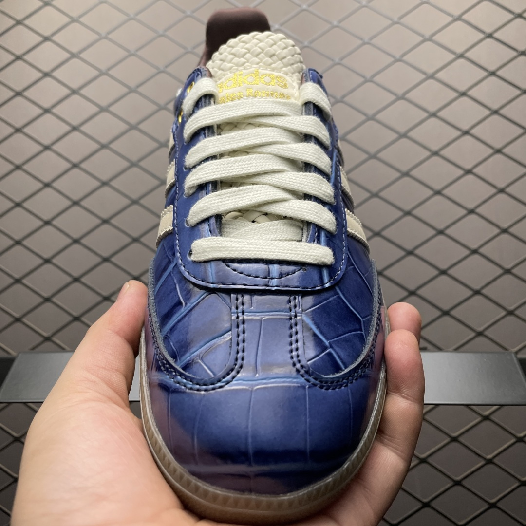 Wales Bonner x AD 阿迪 Samba 桑巴联名款 JH9825 低帮休闲板鞋 尺码：36