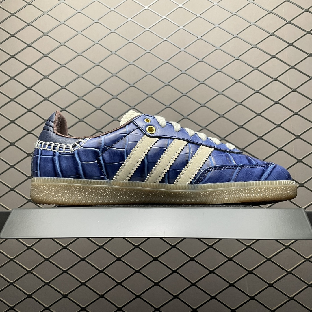 Wales Bonner x AD 阿迪 Samba 桑巴联名款 JH9825 低帮休闲板鞋 尺码：36