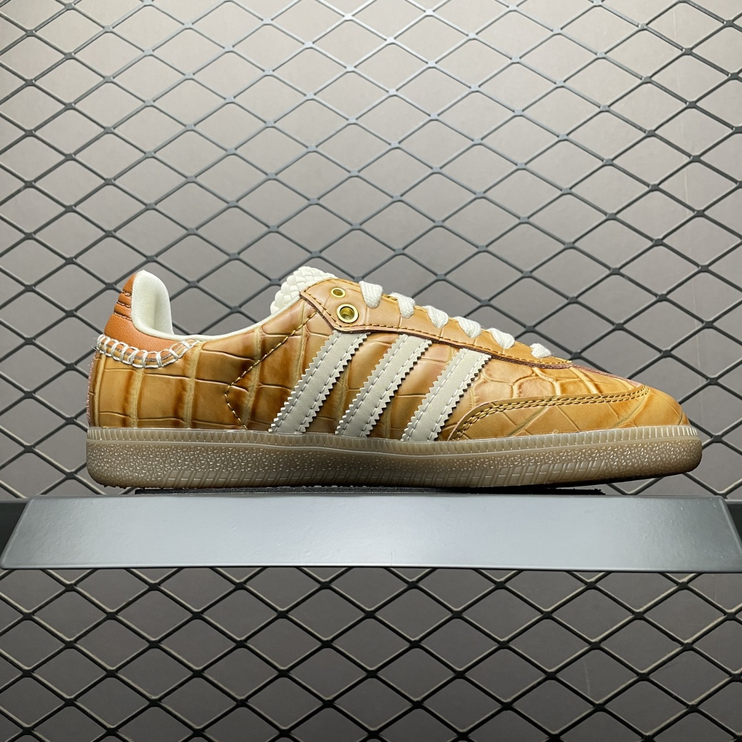 Wales Bonner x AD 阿迪 Samba 桑巴联名款 低帮休闲板鞋 JH9826 尺码：36