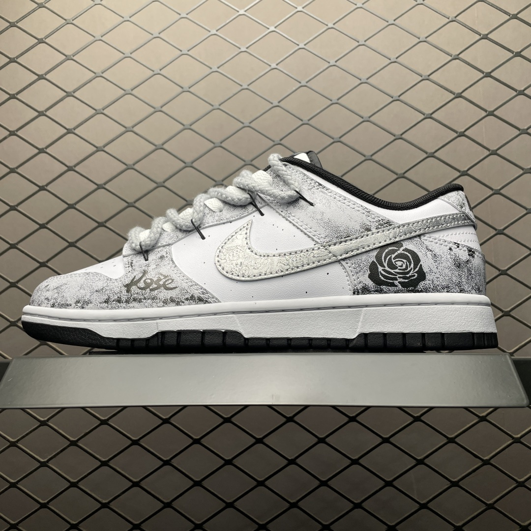 NK Dunk Low 客制款 低帮休闲板鞋 DD1391-100 尺码：40 40.5 41 42 42.5 43 44 44.5 45 46-选品中心