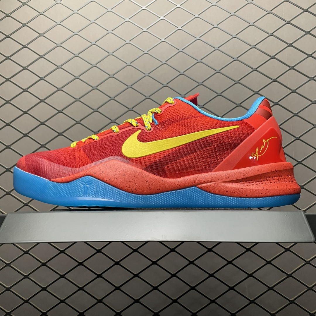 纯原 NK Kobe VIII 科比8 科比八 实战篮球鞋 IM0594-600 国内一线头部大厂出品 高端零售 外贸专供品质 原鞋原数据纸板开发 独立私模 尺码：40 40.5 41 42 42.5 43 44 44.5 45 46 47.5 48.5-选品中心