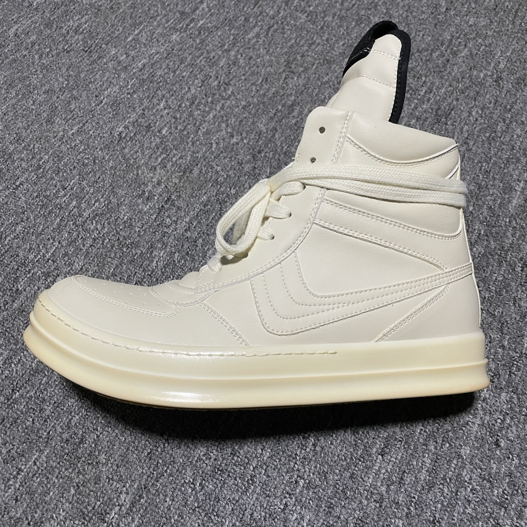 图片[5]-Rickowens 瑞克 欧文斯 OG 元年 \”Dunk \” 大耐克 高街高帮帆布休闲板鞋 独家私模大底 定制头层牛皮 针车间距都是极致还原 一比一规格礼盒装 重达3斤以上 外加定制欧文斯保护盒 全套包装及配件 高端零售专供品质 区别市场货 纯手工打造 每一只都是独一无二 有手工质感的味道 尺码：36 37 38 39 40 41 42 43 44 45 46 47 78-选品中心