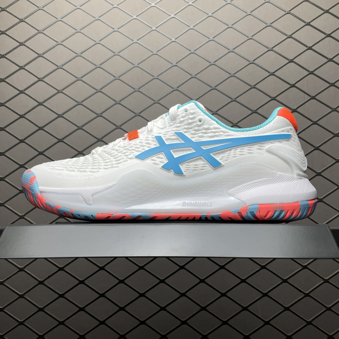 Asics 亚瑟士 GEL-Resolution 9 低帮运动休闲跑步鞋 1041A435-100 尺码：36-46 含半码-选品中心