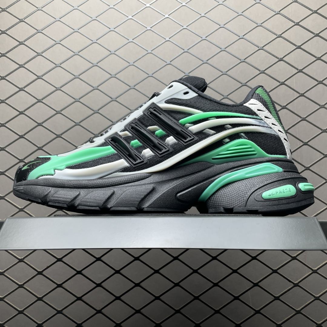 外贸爆款 Pharrell x AD Adistar Jellyfish 联名款低帮复古风老爹鞋 JP9276 未来科技感十足 以3D风格焕新演绎标志性三条纹 为造型添上点睛之笔 金属质感视觉效果TPU自带哑光反射 非常的细节 最大的亮点无疑是鞋屁股 大块的tpu包裹 让增高的大底不再突兀 更显腿长脚细 尺码：36 36.5 37 38 38.5 39 40 40.5 41 42 42.5 43 44 44.5 45 46 47-选品中心