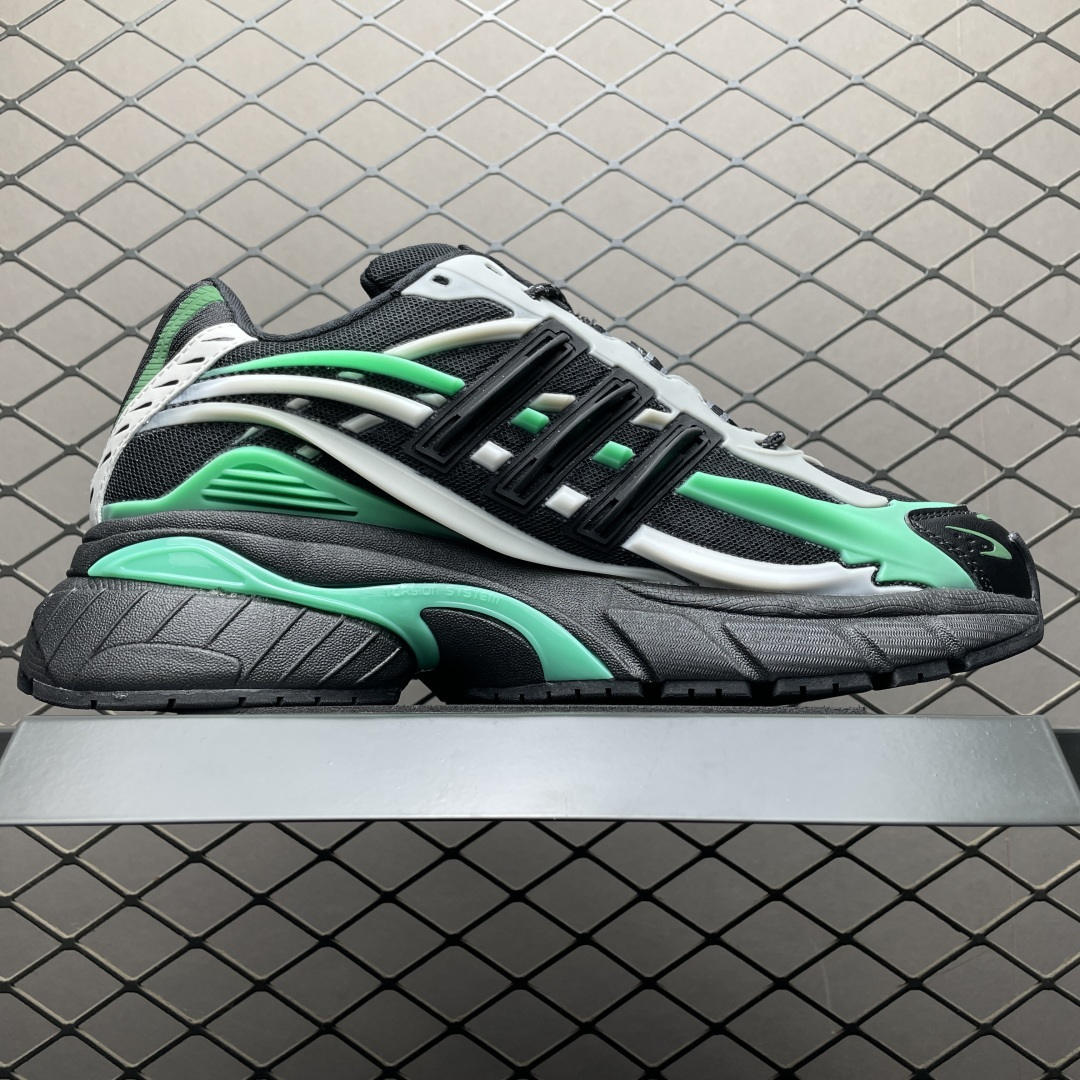 图片[3]-外贸爆款 Pharrell x AD Adistar Jellyfish 联名款低帮复古风老爹鞋 JP9276 未来科技感十足 以3D风格焕新演绎标志性三条纹 为造型添上点睛之笔 金属质感视觉效果TPU自带哑光反射 非常的细节 最大的亮点无疑是鞋屁股 大块的tpu包裹 让增高的大底不再突兀 更显腿长脚细 尺码：36 36.5 37 38 38.5 39 40 40.5 41 42 42.5 43 44 44.5 45 46 47-选品中心