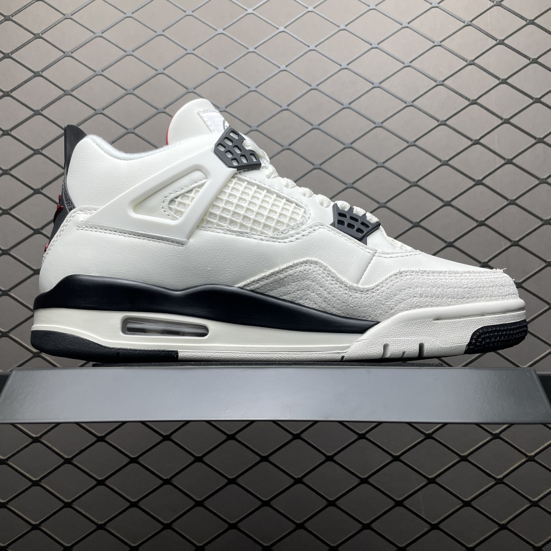 图片[3]-Air Jordan 4 AJ4乔4 文化篮球鞋 IM4002-100 专业AJ大厂出品 主力合作工厂 优势供应市场 一线大厂水准 平民价格定位 全新模具开发 纯正4代正确鞋型 进口头层皮料 高清洁度 立体高频 四线中底拉帮 网格大小 各方面细节都不错 品质完全碾压市面诸多嘴炮\”纯原\”杀猪版本 尺码：40 40.5 41 42 42.5 43 44 44.5 45 46 47.5-选品中心