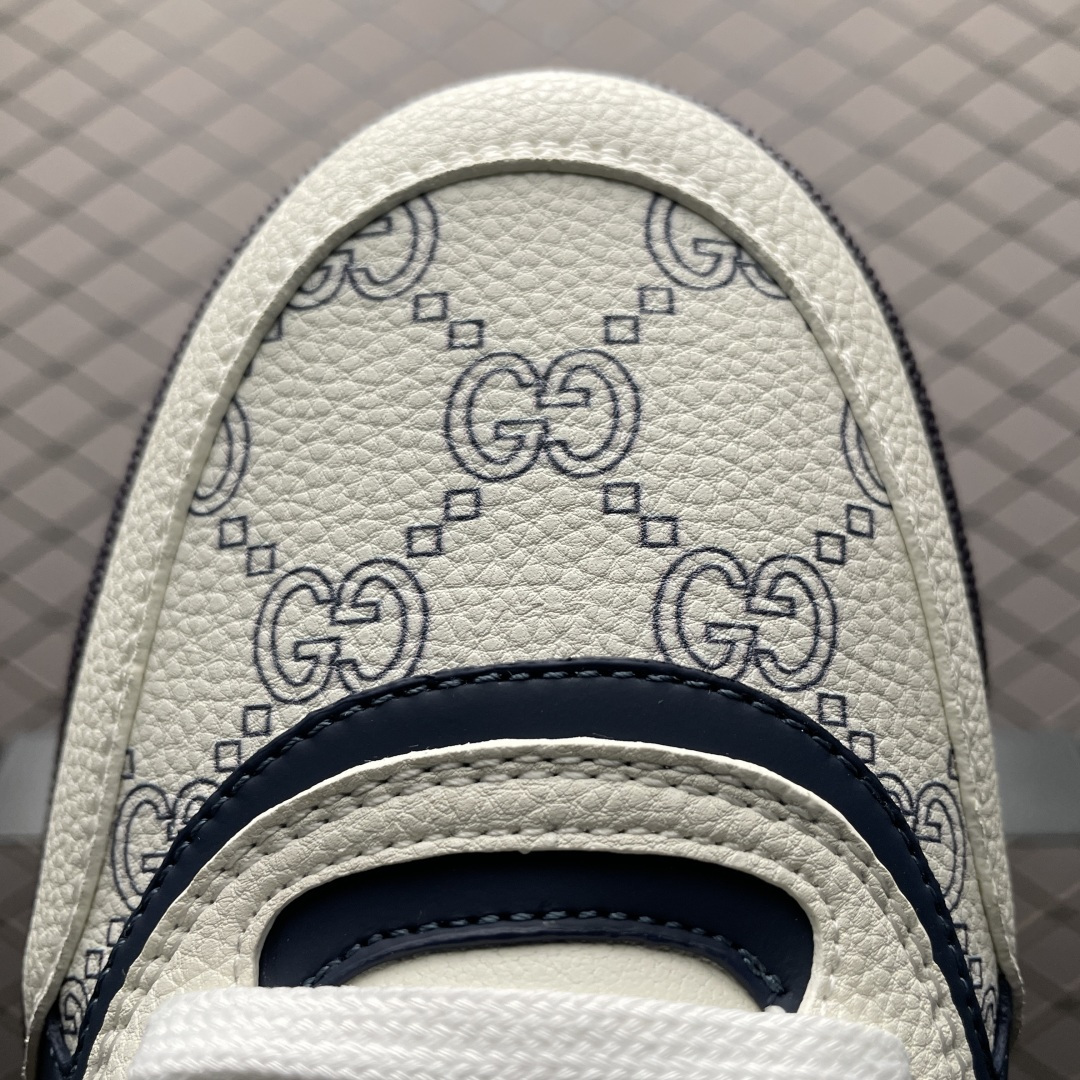 图片[7]-海淘专供 Gucci 古驰 RE-Web 春夏新款 复古休闲板鞋 海淘代购专供品质 正确楦型 配件齐全 进口皮料/原版羊皮内里 匠心打造 其用料及细节已争取最大限度还原公司正品 实拍如图 所见即所得 谨防混卖 尺码：39 40 41 42 43 44 45-选品中心