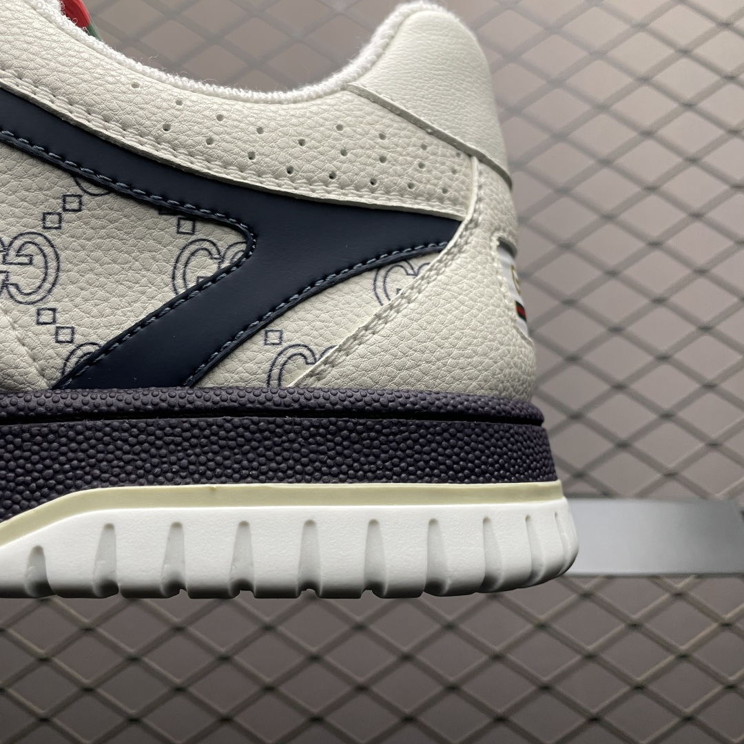 图片[4]-海淘专供 Gucci 古驰 RE-Web 春夏新款 复古休闲板鞋 海淘代购专供品质 正确楦型 配件齐全 进口皮料/原版羊皮内里 匠心打造 其用料及细节已争取最大限度还原公司正品 实拍如图 所见即所得 谨防混卖 尺码：39 40 41 42 43 44 45-选品中心