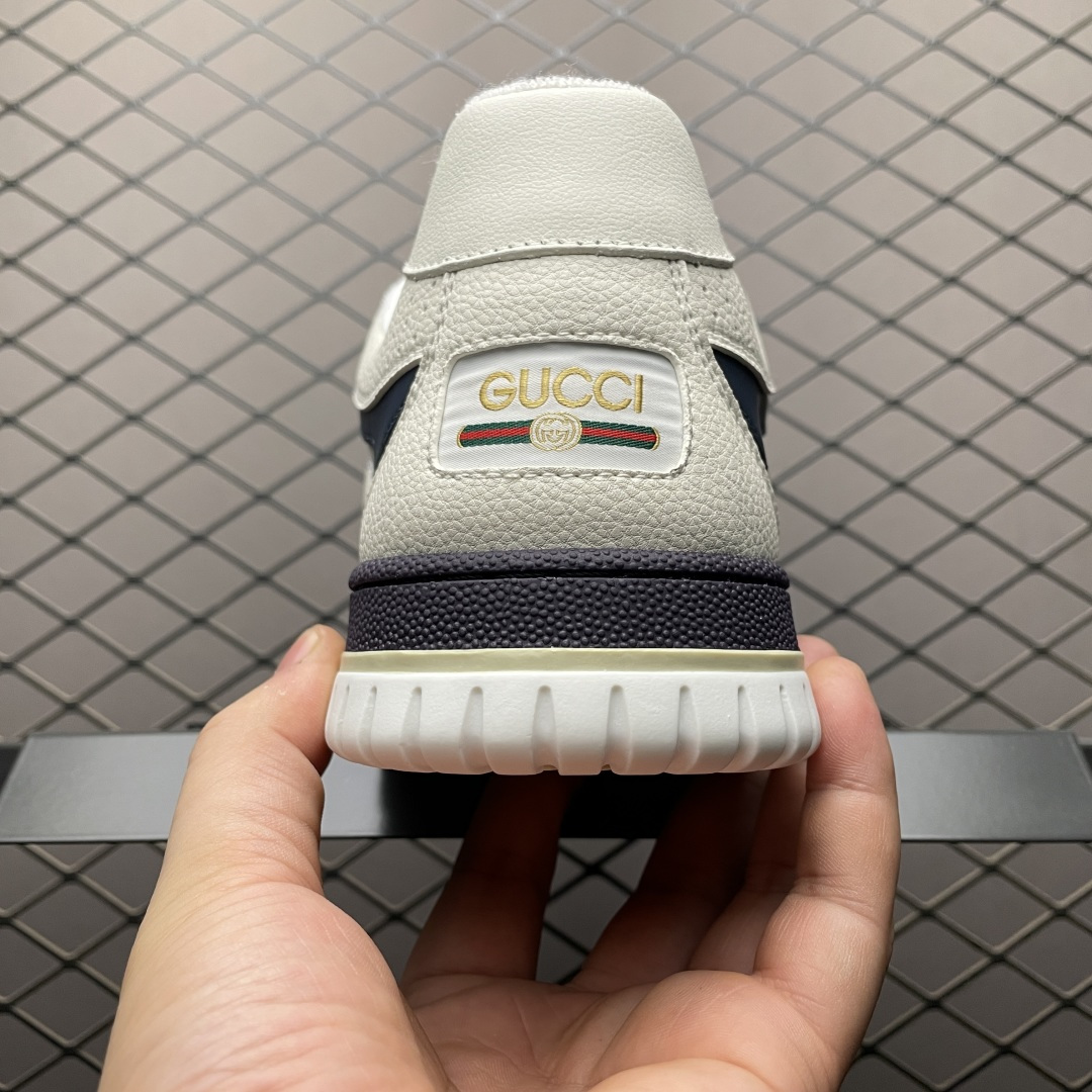 图片[2]-海淘专供 Gucci 古驰 RE-Web 春夏新款 复古休闲板鞋 海淘代购专供品质 正确楦型 配件齐全 进口皮料/原版羊皮内里 匠心打造 其用料及细节已争取最大限度还原公司正品 实拍如图 所见即所得 谨防混卖 尺码：39 40 41 42 43 44 45-选品中心