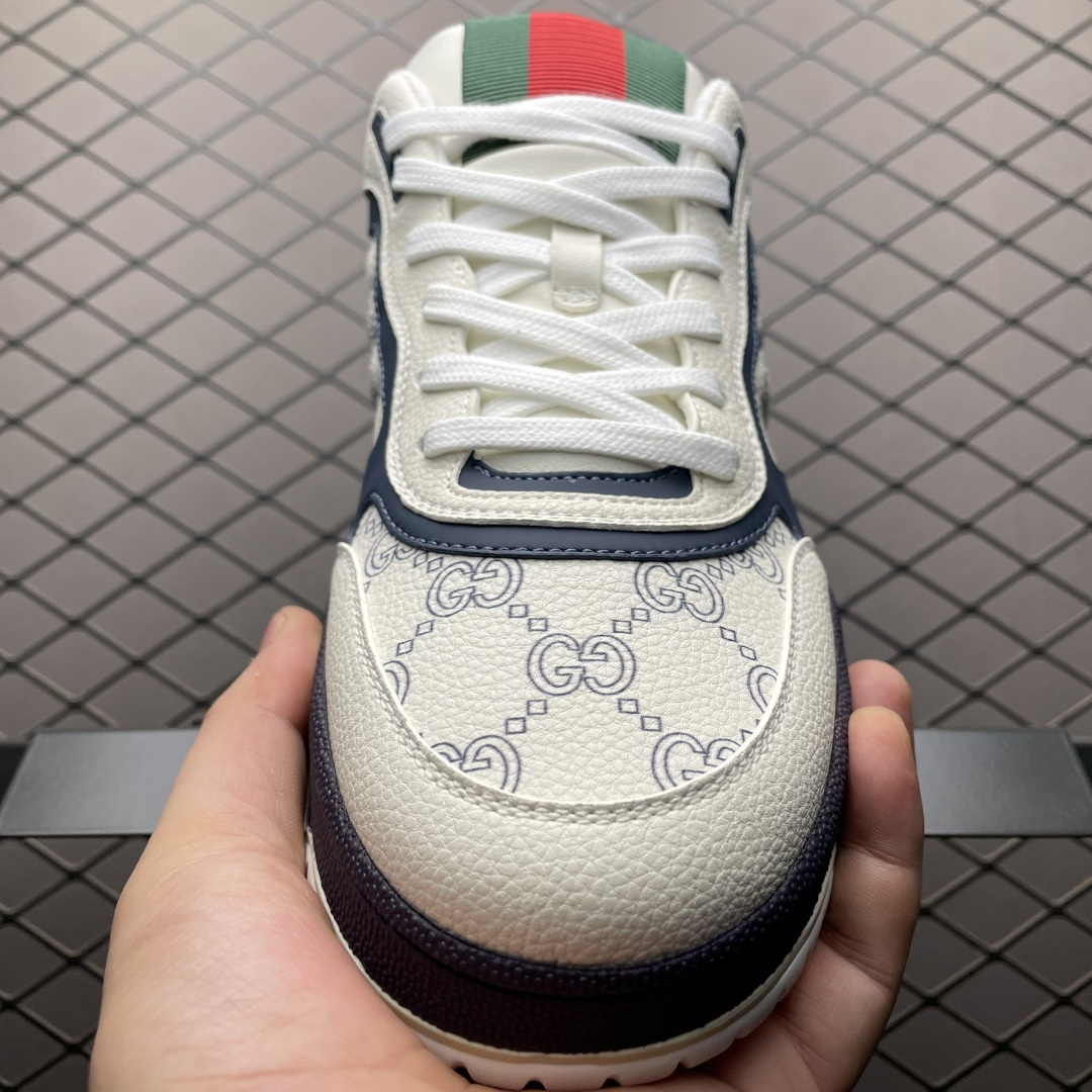 图片[9]-海淘专供 Gucci 古驰 RE-Web 春夏新款 复古休闲板鞋 海淘代购专供品质 正确楦型 配件齐全 进口皮料/原版羊皮内里 匠心打造 其用料及细节已争取最大限度还原公司正品 实拍如图 所见即所得 谨防混卖 尺码：39 40 41 42 43 44 45-选品中心