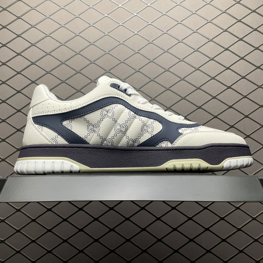 图片[3]-海淘专供 Gucci 古驰 RE-Web 春夏新款 复古休闲板鞋 海淘代购专供品质 正确楦型 配件齐全 进口皮料/原版羊皮内里 匠心打造 其用料及细节已争取最大限度还原公司正品 实拍如图 所见即所得 谨防混卖 尺码：39 40 41 42 43 44 45-选品中心