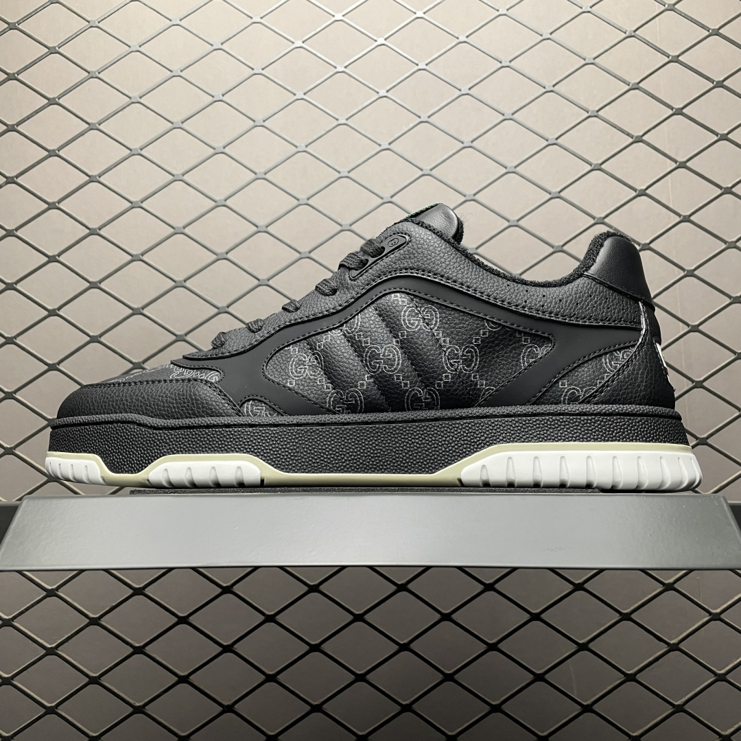 海淘专供 Gucci 古驰 RE-Web 春夏新款 复古休闲板鞋 海淘代购专供品质 正确楦型 配件齐全 进口皮料/原版羊皮内里 匠心打造 其用料及细节已争取最大限度还原公司正品 实拍如图 所见即所得 谨防混卖 尺码：39 40 41 42 43 44 45-选品中心