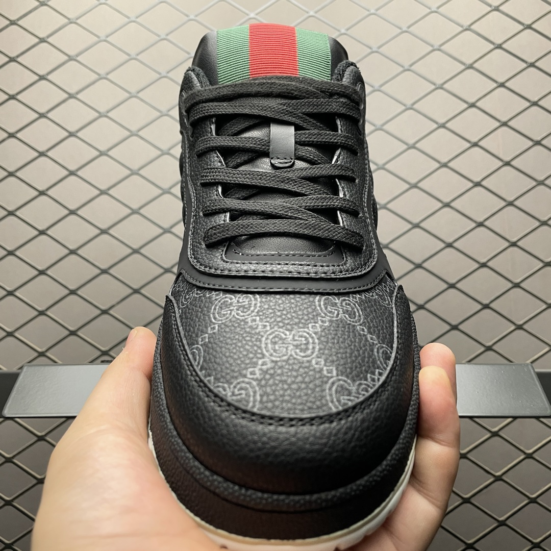 图片[9]-海淘专供 Gucci 古驰 RE-Web 春夏新款 复古休闲板鞋 海淘代购专供品质 正确楦型 配件齐全 进口皮料/原版羊皮内里 匠心打造 其用料及细节已争取最大限度还原公司正品 实拍如图 所见即所得 谨防混卖 尺码：39 40 41 42 43 44 45-选品中心